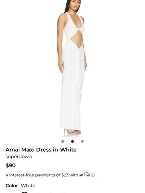 fitted lace wedding dress SASHI MAXI DRESS
